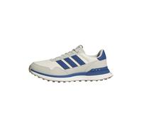 adidas Homme S2G 26 Leather Spikeless Golf Shoe, Chalk White/Dusky Petrol/Wonder Alumina, 43 1/3 EU