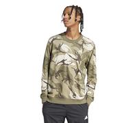 adidas Homme Seasonal Essentials Camouflage Sweatshirt, Olive strata, M