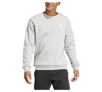 adidas Homme Seasonal Essentials Monogram Graphic Crew Fleece Sweatshirt, Grey Two, S