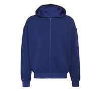 adidas Homme Soft Lux Full-Zip Hoodie Sweatshirt, Dark Blue, XXL
