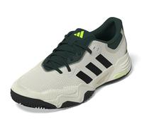 adidas Homme Solematch Control 2 Clay Tennis Shoes Chaussures, Off White/Core Black/Aurora Ivy, 45 1/3 EU