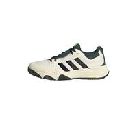 adidas Homme Solematch Control 2 Tennis Shoes, Off White/Silver met./Aurora Ivy, 42 2/3 EU
