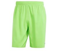 adidas Homme Solid CLX Classic-Length Swim Shorts, Lucid Lime/White, XS