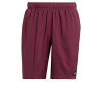 adidas Homme Solid CLX Classic-Length Swim Shorts, Maroon/Black, XL