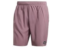 adidas Homme Solid CLX Classic-Length Swim Shorts, Shadow Fig/Black, S