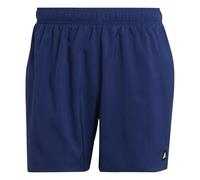adidas Homme Solid CLX Short-Length Swim Shorts, Dark Blue/Black, S
