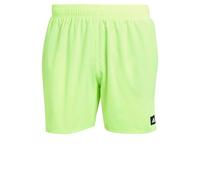 adidas Homme Solid CLX Short-Length Swim Shorts, Lucid Lemon/Black, L