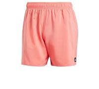 adidas Homme Solid CLX Short-Length Swim Shorts, Preloved Scarlet/White, L