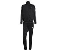adidas Homme SPORTSWEAR BASIC 3 STRIPES TRICOT TRACKSUIT, Black, M Short
