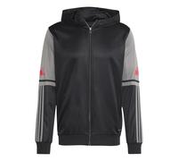 Adidas Homme SQUADRA25 Hoody Black/Team Grey Four/Pure Ruby, S