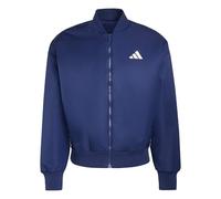 adidas Homme Stadium Bomber Coat, dark blue/white, M