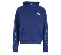 adidas Homme Stadium Small Logo Full-Zip Hoodie Sweatshirt, Dark Blue, M Short