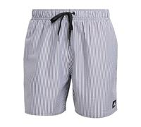 Maillot de bain adidas Stripey Classics Short Length noir blanc - S