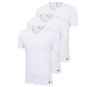 Adidas Homme T-Shirt,3er Paquet - Col En V Chemise,Active Core Coton,Unicolore