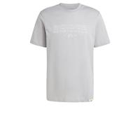 Adidas Homme Tech Linear Graphic Tee, MGH Solid Grey, L Tall
