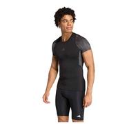 adidas Homme Techfit AOP Shirt, Black/Grey Six, S