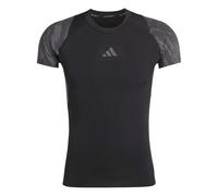 adidas Homme Techfit AOP Shirt, Black/Grey Six, S