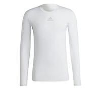 adidas Homme Techfit Long-sleeve Top Warm Long-sleeve Top T Shirt Long Sleeve , Blanc, M EU