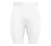 Adidas Short Legging Techfit Homme Blanc Taille S