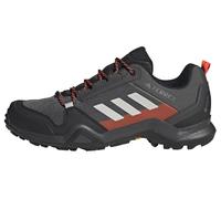 adidas Homme Terrex AX3 Gore-TEX Hiking Shoes Chaussures de randonnée, Solid Grey/Grey One/Solar Red, 41 1/3 EU