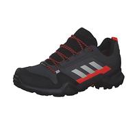 adidas Homme Terrex AX3 Gore-TEX Hiking Shoes, Solid Grey/Solar Red, 42 EU