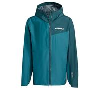 ADIDAS TERREX Veste outdoor 'Multi' pétrole / vert foncé / blanc, Taille L