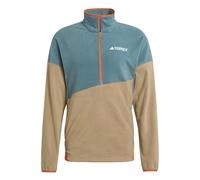 adidas Homme Terrex Multi Climawarm Fleece Anorak, Preloved Teal/Cardboard/Semi Impact Orange, M