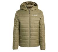 adidas Homme Terrex Multi Essentials CLIMAWARM Insulated Hooded Jacket, Olive Strata, S