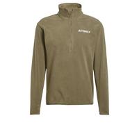 adidas Homme Terrex Multi Essentials Half Zip Fleece Jacket, Olive strata, M
