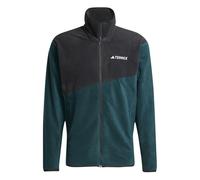 adidas Homme Terrex Multi Full Zip Fleece Jacket, Aurora Ivy/Black, XL