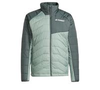 adidas Homme Terrex Multi Synthetic Insulated Jacket, Silver Green/Legend Ivy, L