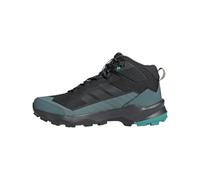 adidas Homme Terrex Skychaser AX5 Mid Gore-TEX Hiking Shoes Chaussures de randonnée, Core Black/Carbon/Pure Teal, 46 EU