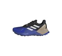 adidas Homme Terrex Soulstride Rain.RDY Trail Running Shoes, Semi Lucid Blue/Grey One/Blanch Cargo, 40 EU