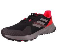 adidas Homme Terrex Soulstride Trail Running Shoes, Core Black/Grey Four/Solar Red, 44 EU