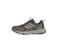 adidas Homme Terrex Tracefinder 2 Climaproof Trail Running Shoes, Olive strata/Wonder Alumina/Lucid Tangerine, 44 EU