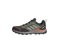 adidas Homme Terrex Tracerocker 2 Gore-TEX Trail Running Shoes, Olive Strata/Charcoal Solid Grey/Semi Impact Orange, 42 EU