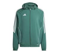 Adidas Veste coupe-vent Tiro 24 pour homme - Imperméable à capuche Vert S