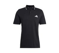 Adidas, Homme, Tops, Noir, Taille: M Essentials 3-Stripes Piqué Polo