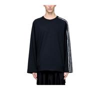 Adidas, Homme, Tops, Noir, Taille: M Y-3 Raw Edge 3 Stripes Long Sleeve T-Shirt