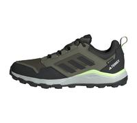 Adidas Homme Tracerocker 2.0 Gore-TEX Trail Running Shoes, Olive Strata/Core Black/Green Spark, 42 2/3 EU