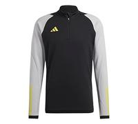 adidas Homme Track Top Veste D'Entraînement Tiro 23 Competition, Black/Team Light Grey/Impact Yellow, HU1307, M