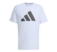 Adidas Homme Train Essentials Feelready Logo Training Tee, Glow Blue/Black, S