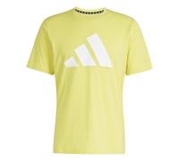 adidas Homme Train Essentials Feelready Logo Training Tee, Pure Sulfur/White, XXL