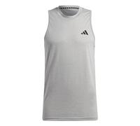 Adidas Homme Train Essentials Feelready Training Sleeveless Tee, Medium Grey Heather/White/Black, XXL