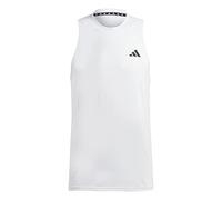 adidas Homme Train Essentials Feelready Training Sleeveless Tee, White/Black, XXL