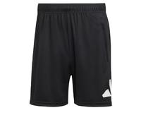 adidas Homme Train Essentials Logo Training Shorts, Black/White, XXL 5 inch