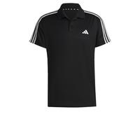 adidas Homme Train Essentials Piqué 3-Stripes Training Polo Shirt, Black/White, M