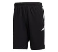 Short d'entraînement Train Essentials Piqué 3-Stripes Black / White L