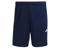 adidas Homme Train Essentials Piqué 3-Stripes Training Shorts, Dark Blue/White, XL Tall
