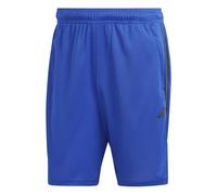 adidas Homme Train Essentials Piqué 3-Stripes Training Shorts, Lucid Blue/Black, L